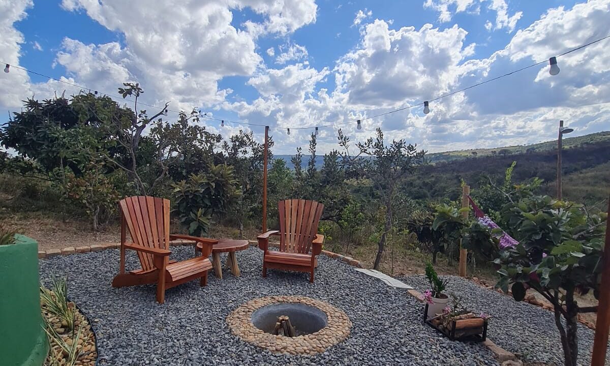 lareira de chão chalé shamah