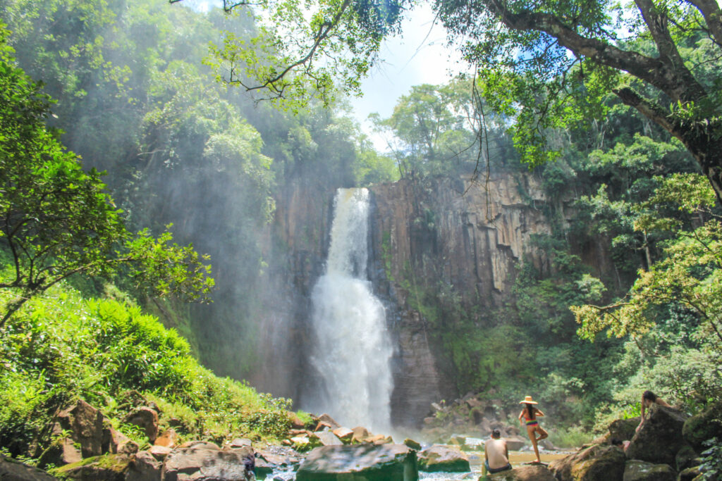 Cachoeira Chicao 2 em Faxinal ecoturismo