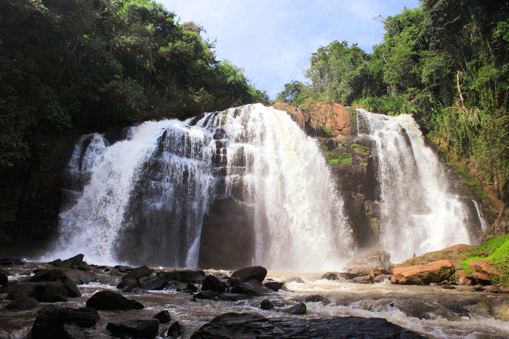 trilha Cachoeira das Bromelias em Faxinal pr